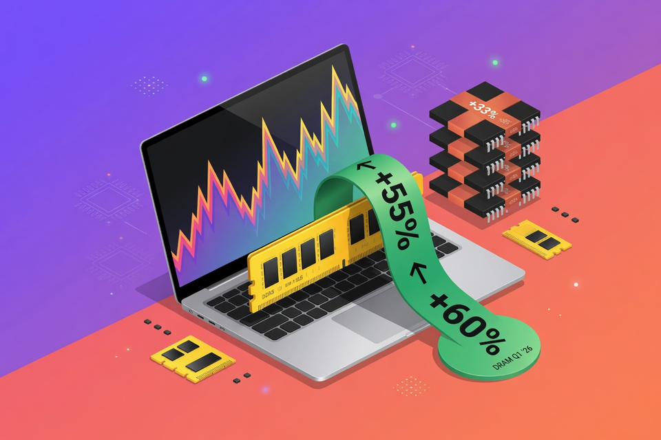 Why Your Next Laptop’s RAM Upgrade Is About to Cost More: Memory Prices Are Surging Again