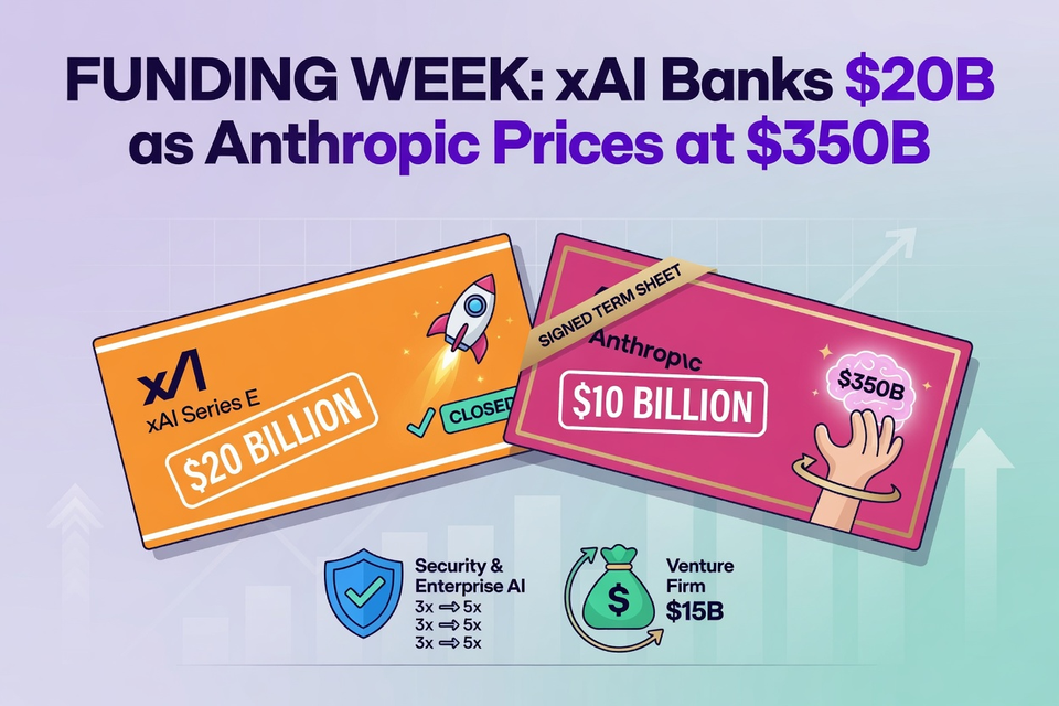 Funding Week: xAI Banks $20 Billion as Anthropic Prices at $350 Billion