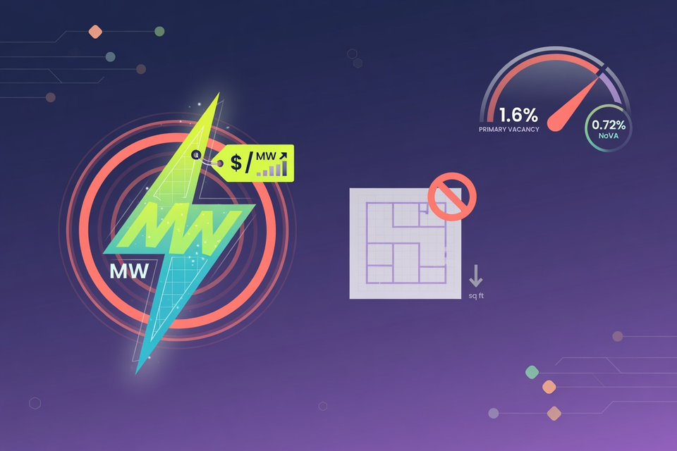 Colocation Pricing Now Turns on Megawatts, Not Floor Space, as Primary-Market Vacancy Hits 1.6%