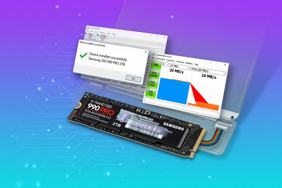 Pro Forma: A Counterfeit Samsung 990 Pro That Clears Windows and Then Reads at 20MB/s