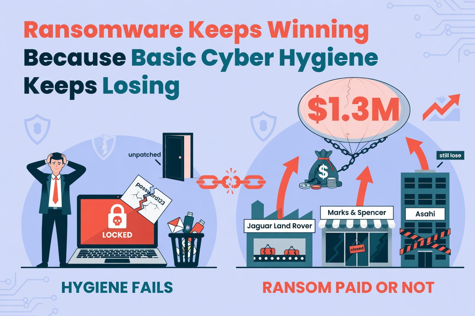Ransomware Keeps Winning Because Basic Cyber Hygiene Keeps Losing