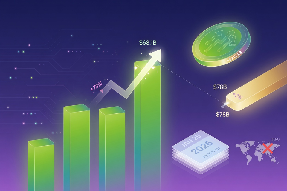 Nvidia’s $78 Billion Forecast Counts Chinese Data Center Compute as Zero