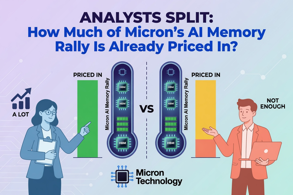 Analysts Split on How Much of Micron’s AI Memory Rally Is Already Priced In