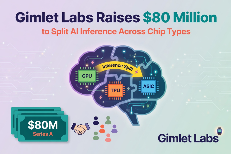 Gimlet Labs Raises $80 Million to Split AI Inference Across Chip Types