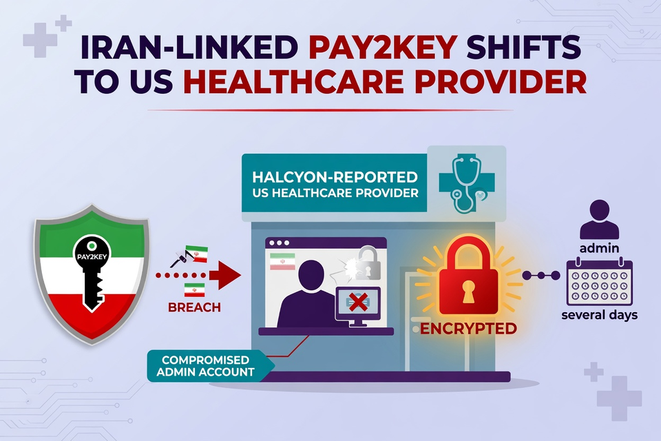Iran-Linked Pay2Key Shifts From Israeli Targets to a US Healthcare Provider