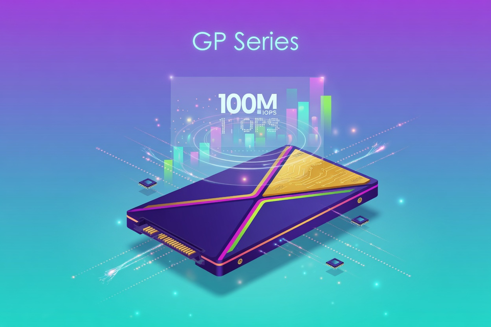IOPS there it is: Kioxia names its 100 MIOPS GP Series, but the number still lives in an emulator