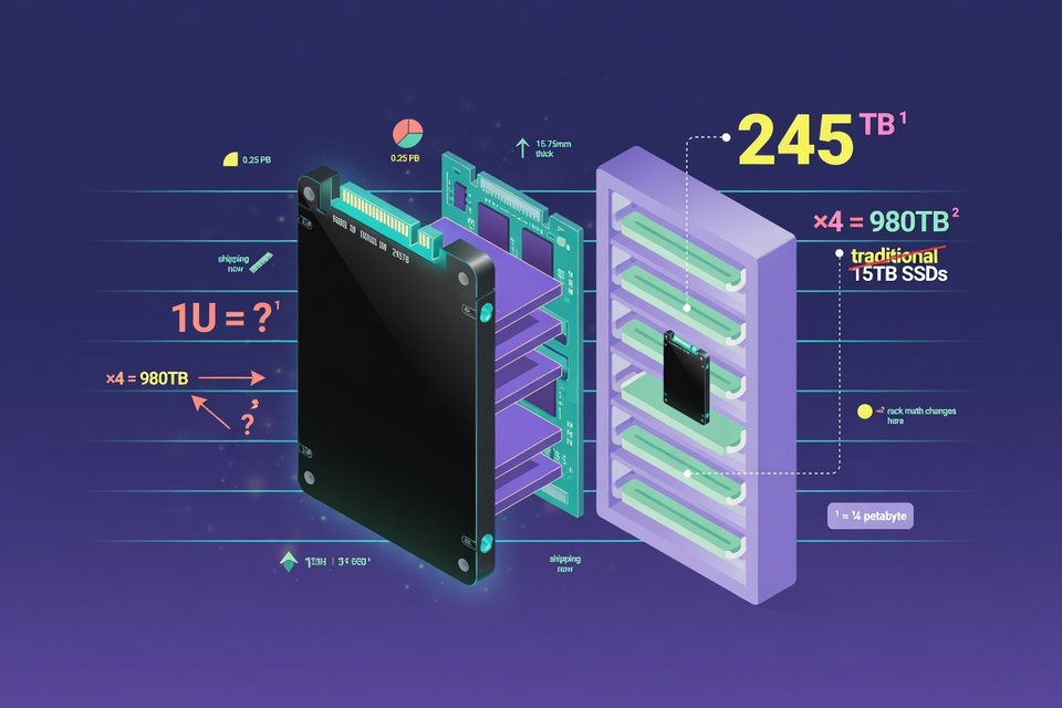 Micron’s 245TB 6600 ION SSD Ships, and the Rack Math Comes With Footnotes
