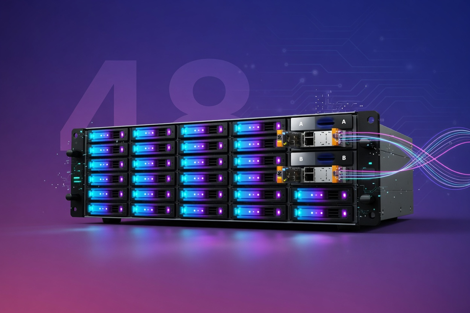 Synology Doubles Down: PAS7700 Puts 48 NVMe Bays and Two Controllers in 4U