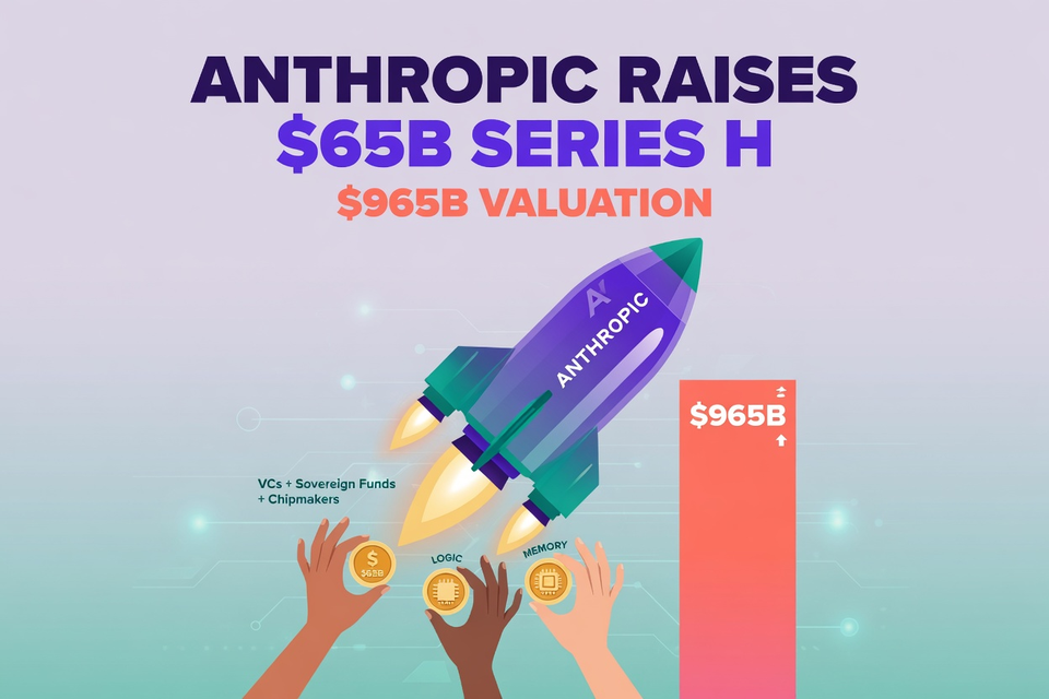 Anthropic Raises $65B Series H at $965B Valuation