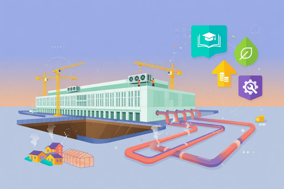 Google Breaks Ground in Horndal With Air Cooling and Exportable Heat