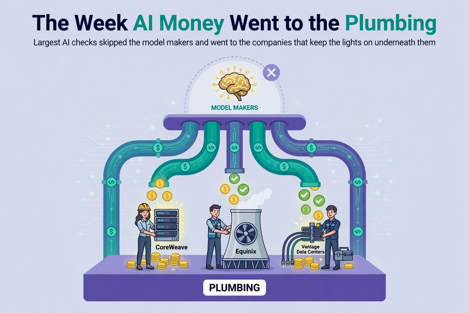 The Week AI Money Went to the Plumbing