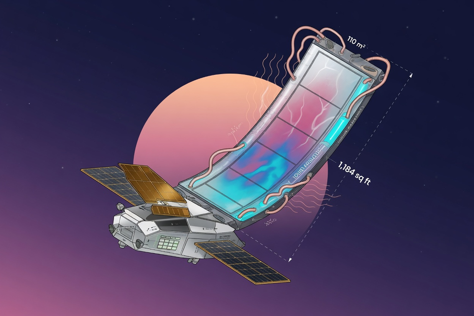 SpaceX Puts a Radiator Size on Its Orbiting Data Center Satellites