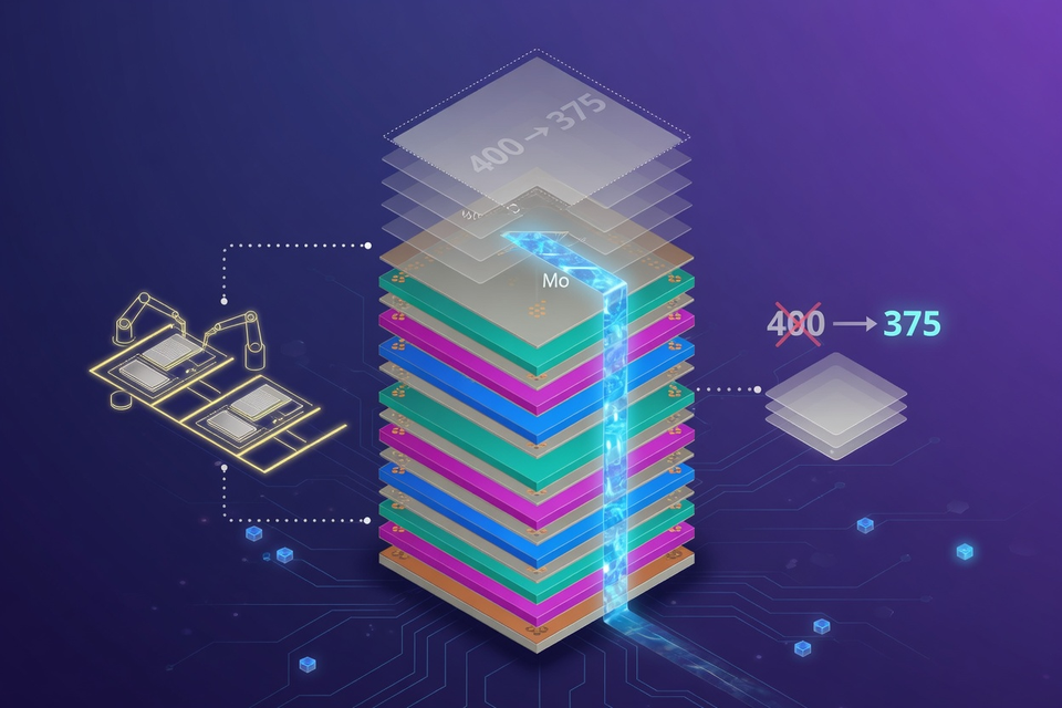 Molybdenum in the Middle: SK hynix Cuts Its 400-Layer NAND to 375