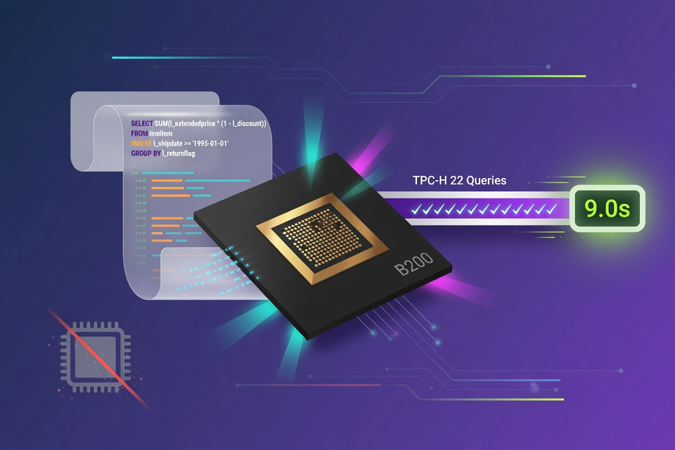 NVIDIA Puts SQL on a Blackwell GPU and Clocks Its Own TPC-H Run at Nine Seconds