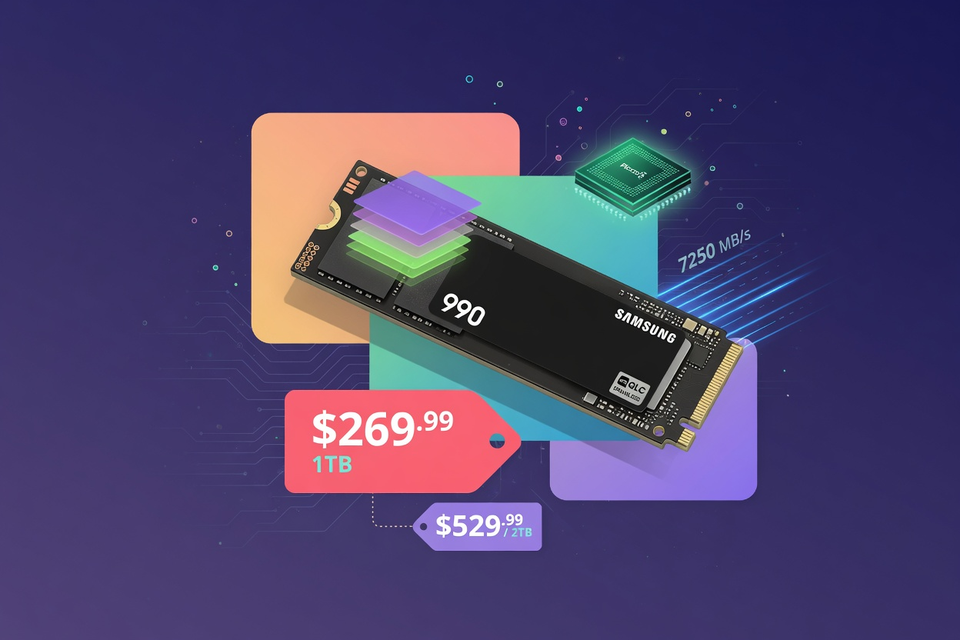 Cache Me If You Can: Samsung’s DRAMless 990 Puts a $270 Price on Value QLC