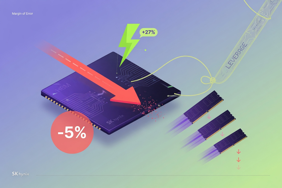 Margin of Error: SK hynix Slides 5% as Fresh Leverage Whips the Memory Trade