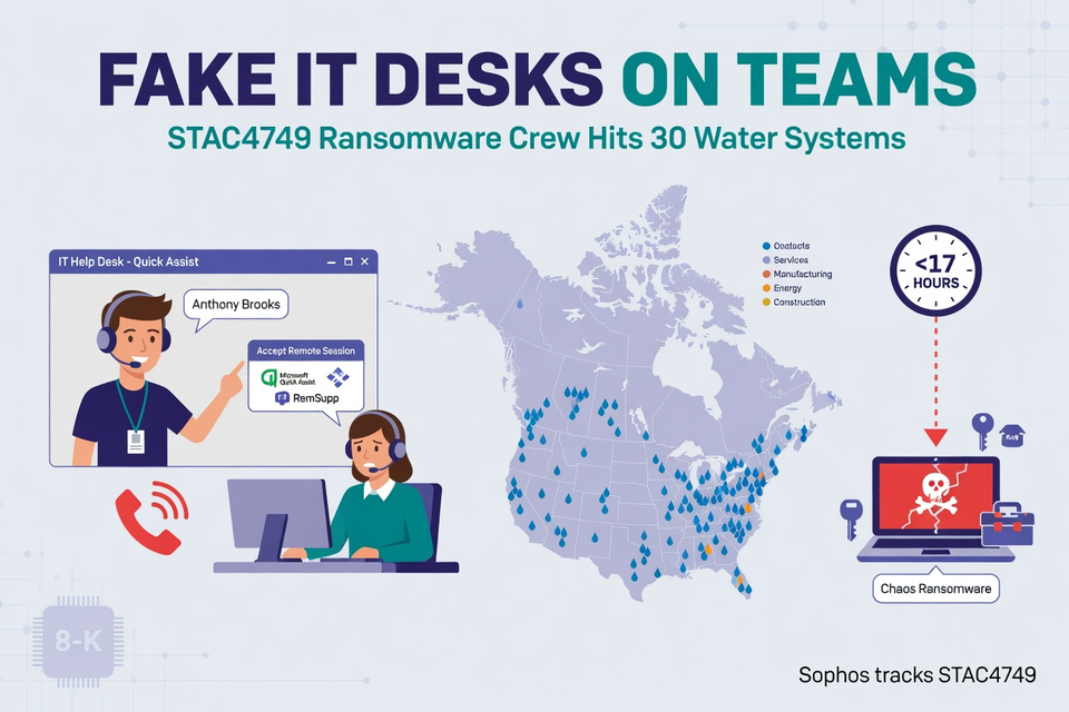 Fake IT Desks on Teams, Thirty Water Systems Hit and a Chipmaker’s Quiet 8-K