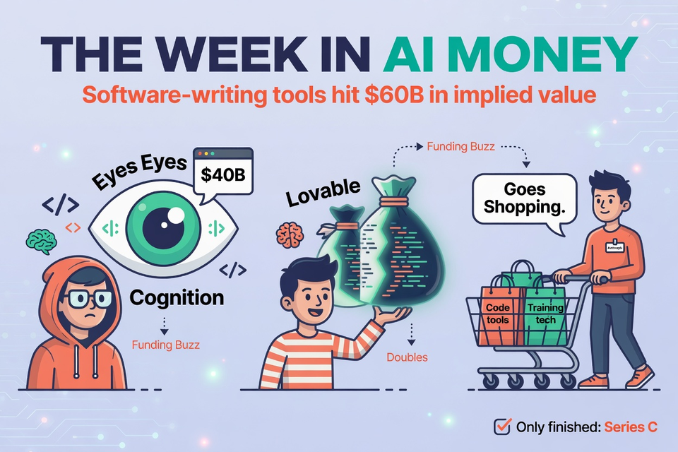 The Week in AI Money: Cognition Eyes $40 Billion, Lovable Doubles, Anthropic Goes Shopping
