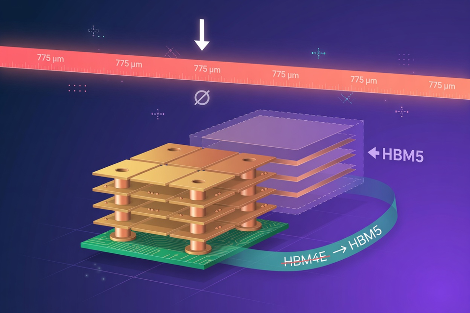 The 775-Micron Ceiling: Why Hybrid Bonding Just Slipped to HBM5