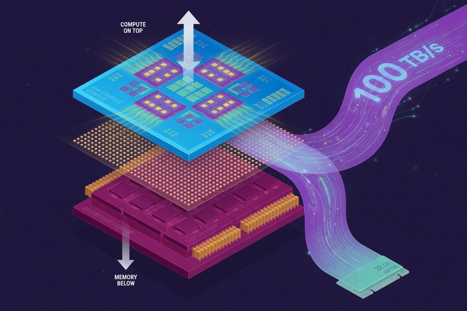 d-Matrix Flips the Stack: Compute on Top, Memory Below, 100 TB/s Between