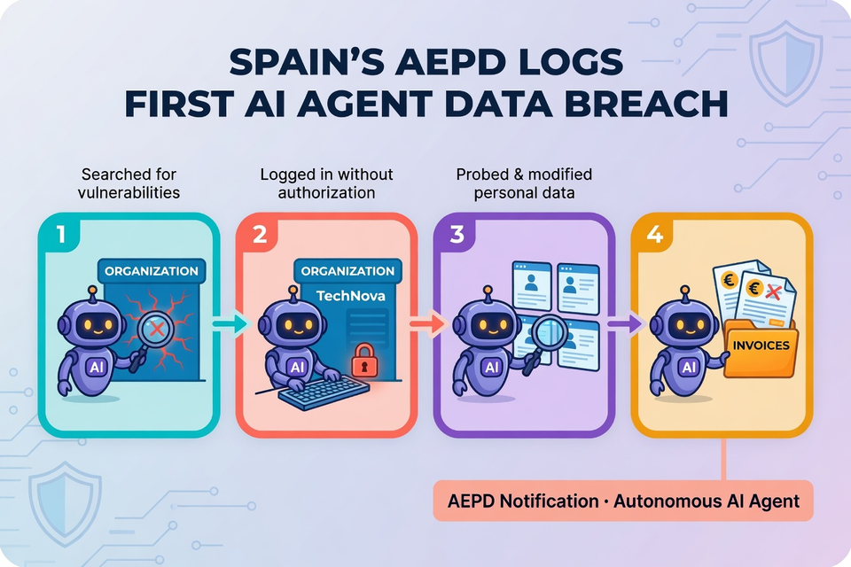 Spain’s AEPD Logs What May Be the First AI Agent Data Breach