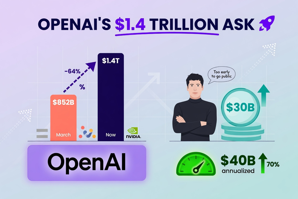OpenAI's $1.4 Trillion Ask Headlines a Record Week for AI Funding