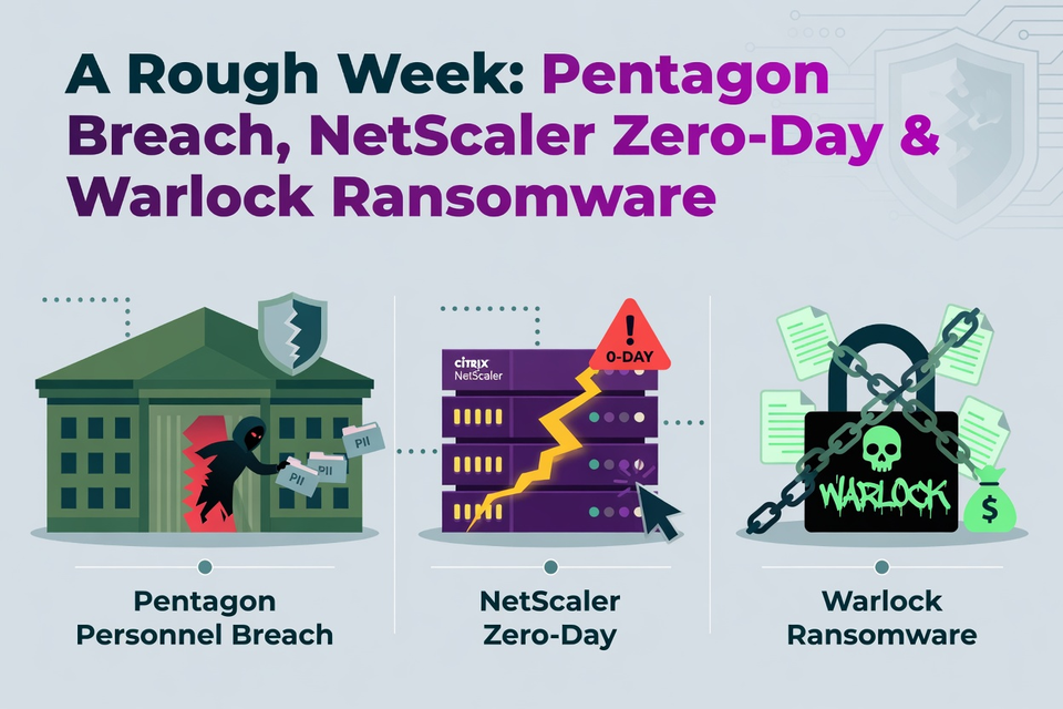 A Pentagon Breach, a NetScaler Zero-Day and Warlock Ransomware Mark a Rough Week
