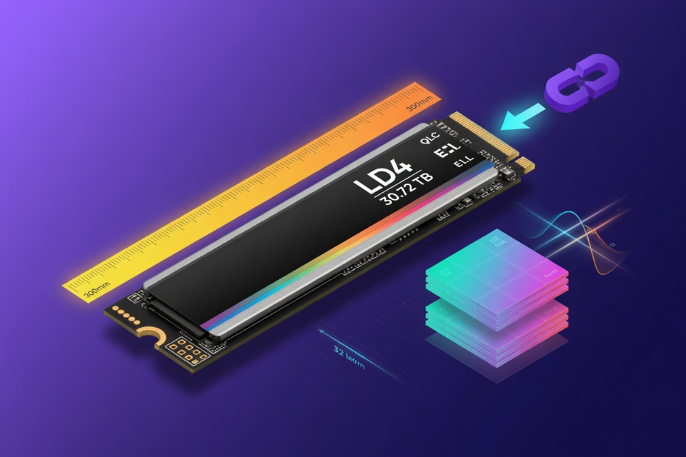 Long Ruler, Short Link: Kioxia's First E1.L SSD Packs 30.72 TB of QLC at Gen 4 Speed