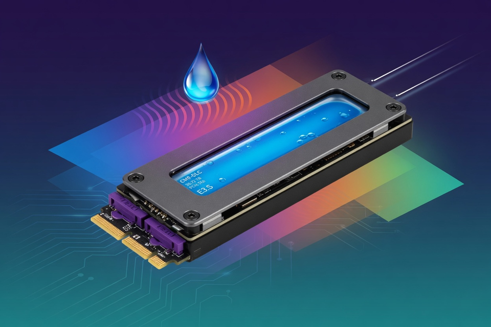 Cold Plate Special: Kioxia’s CM9-DLC Puts Dual-Port E3.S Flash on the Liquid Loop