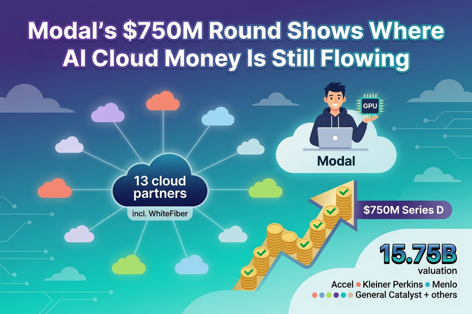 Modal’s $750 Million Round Shows Where AI Cloud Money Is Still Flowing