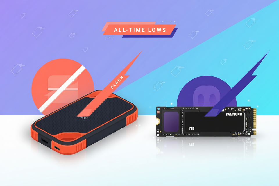 SanDisk and Samsung SSD Prices Hit Amazon All-Time Lows in a Literal Flash Sale